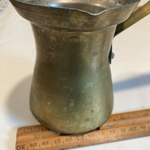 Copper Turkish Coffee Pot with Long Hanging Handle Melting/Pouring Vessel #6 - Picture 7 of 13